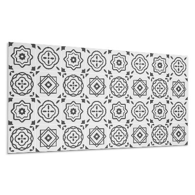 Panel na stenu Geometrické vzory v štvorcoch