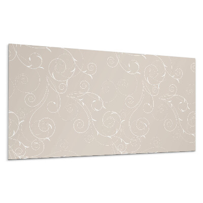 Pvc panel na stenu Jemné špirály a listy