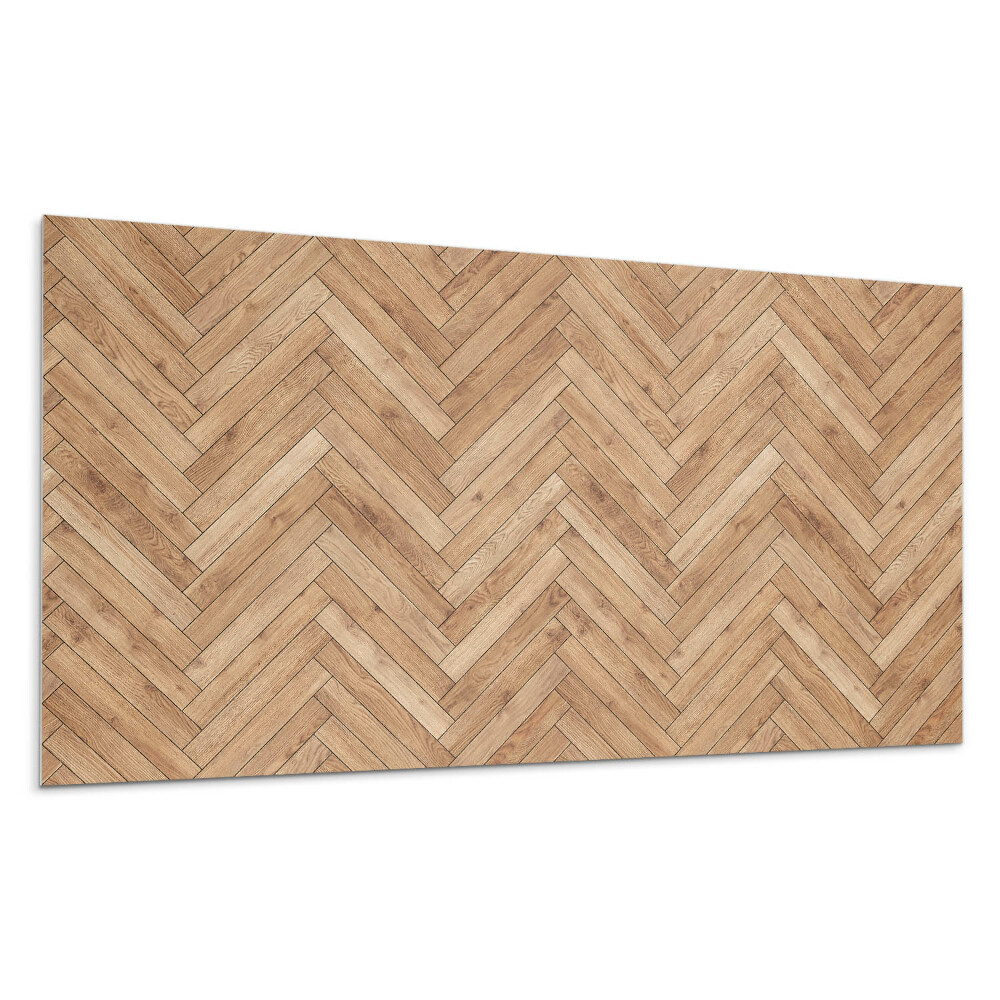 Stenový panel Vzor rybej kosti na doske