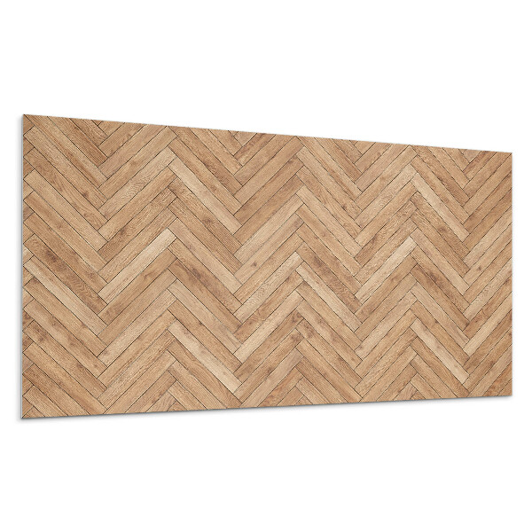 Stenový panel Vzor rybej kosti na doske