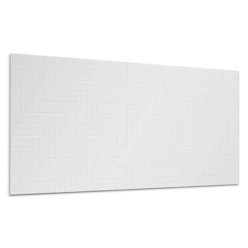 Nástenný panel PVC Vzor rybej kosti v tehlovej farbe