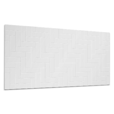 Nástenný panel PVC Vzor rybej kosti v tehlovej farbe