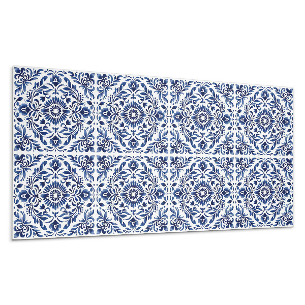 Pvc panel na stenu Kvetinový vzor s ornamentami