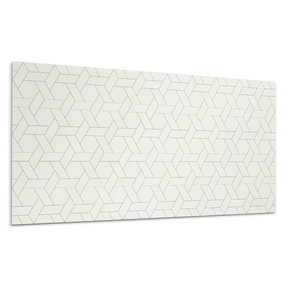 Pvc panel na stenu Geometrický šesťuholníkový vzor