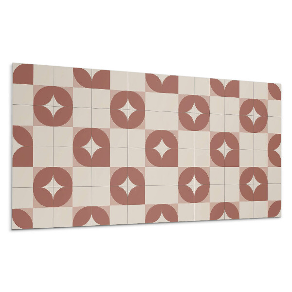 Nástenný panel PVC Geometrický vzor s kruhmi