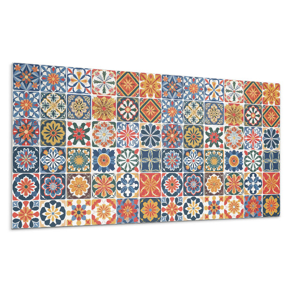 Pvc panel na stenu Vzory mozaikových dlaždíc