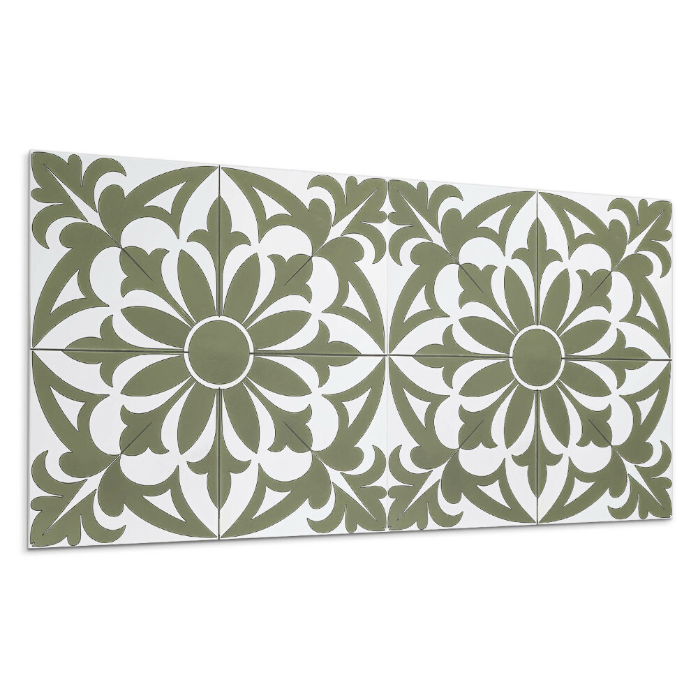 Pvc panel na stenu Kvetinový vzor s listami