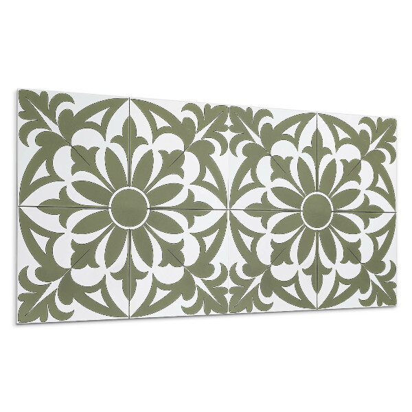 Pvc panel na stenu Kvetinový vzor s listami