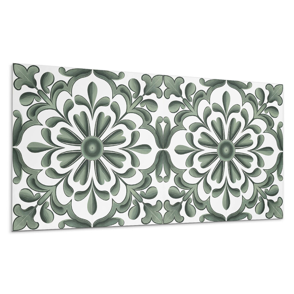 Stenový panel Rastlinný motív v kruhu