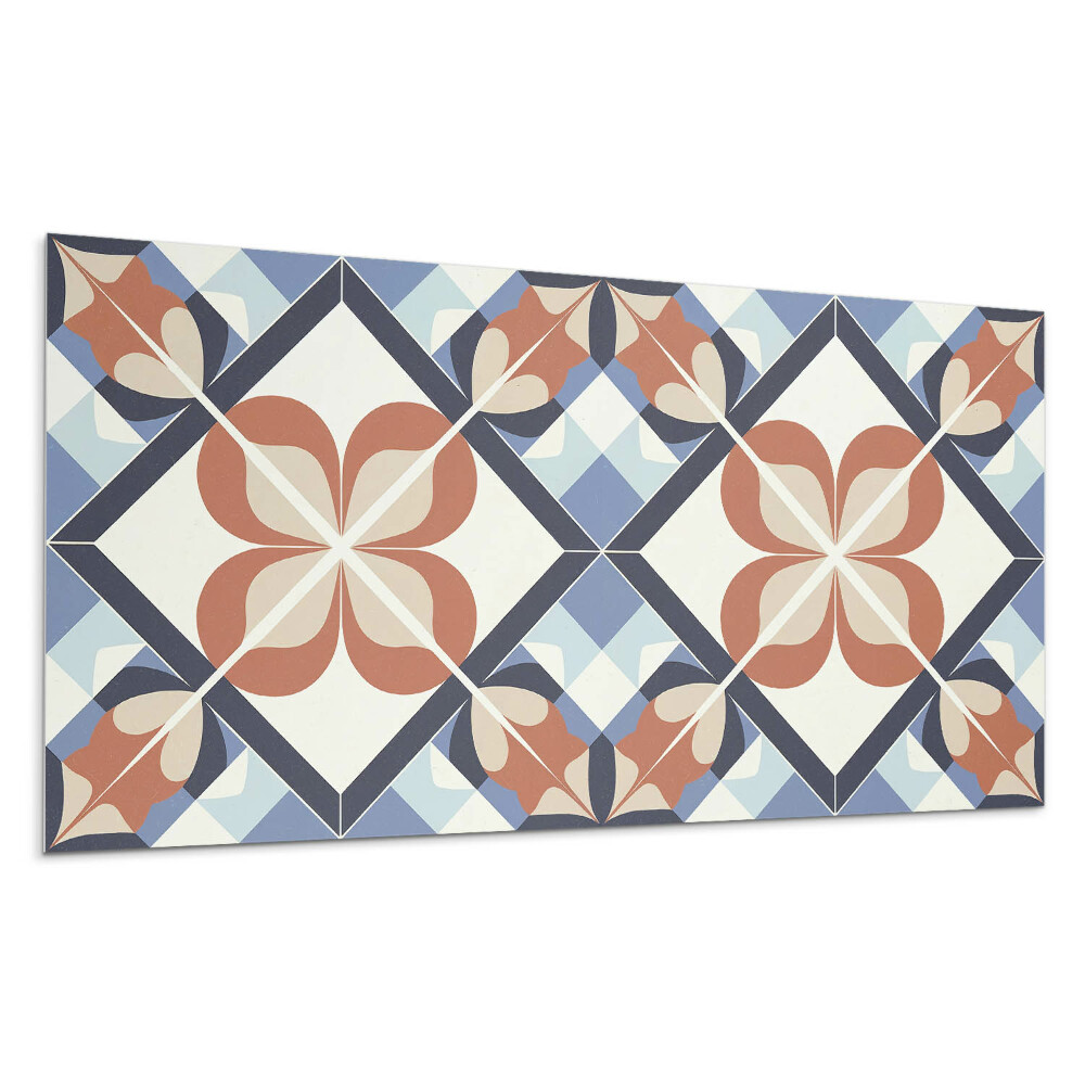 Nástenný panel PVC Symetrický kvetinový vzor