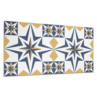 Stenový panel Geometrické hviezdy v štvorcoch