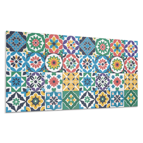 Pvc panel na stenu Kockované mozaikové vzory