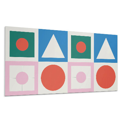 Nástenný panel PVC Geometria v kontrastoch