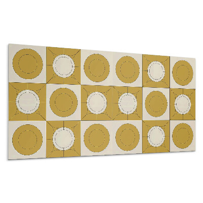 Panel na stenu Geometrický vzor s kruhmi