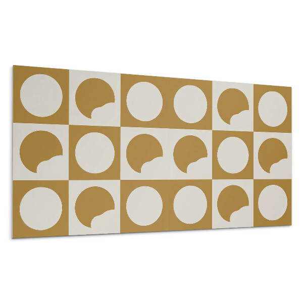 Nástenný panel PVC Abstraktné kruhy s medzerami