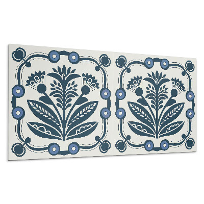 Stenový panel Kvetinový vzor s listami
