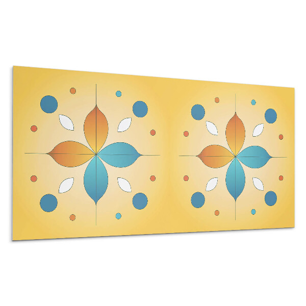 Nástenný panel PVC Geometrický kvetinový vzor