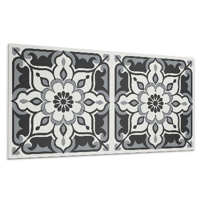 Nástenný panel PVC Kvetinový vzor s ornamentami