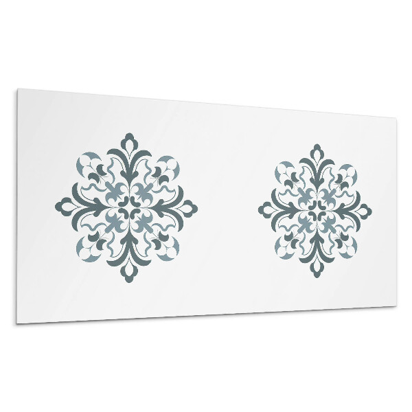 Pvc panel na stenu Kvetinový vzor v symetrii