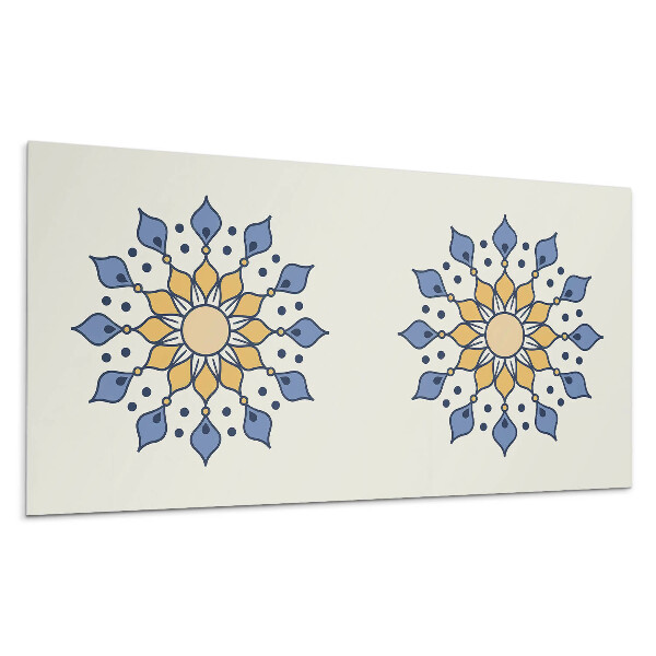 Pvc panel na stenu Mandala s kvetinovými vzormi