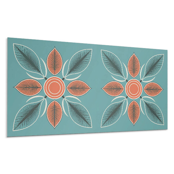 Panel na stenu Kvetinový vzor s listami