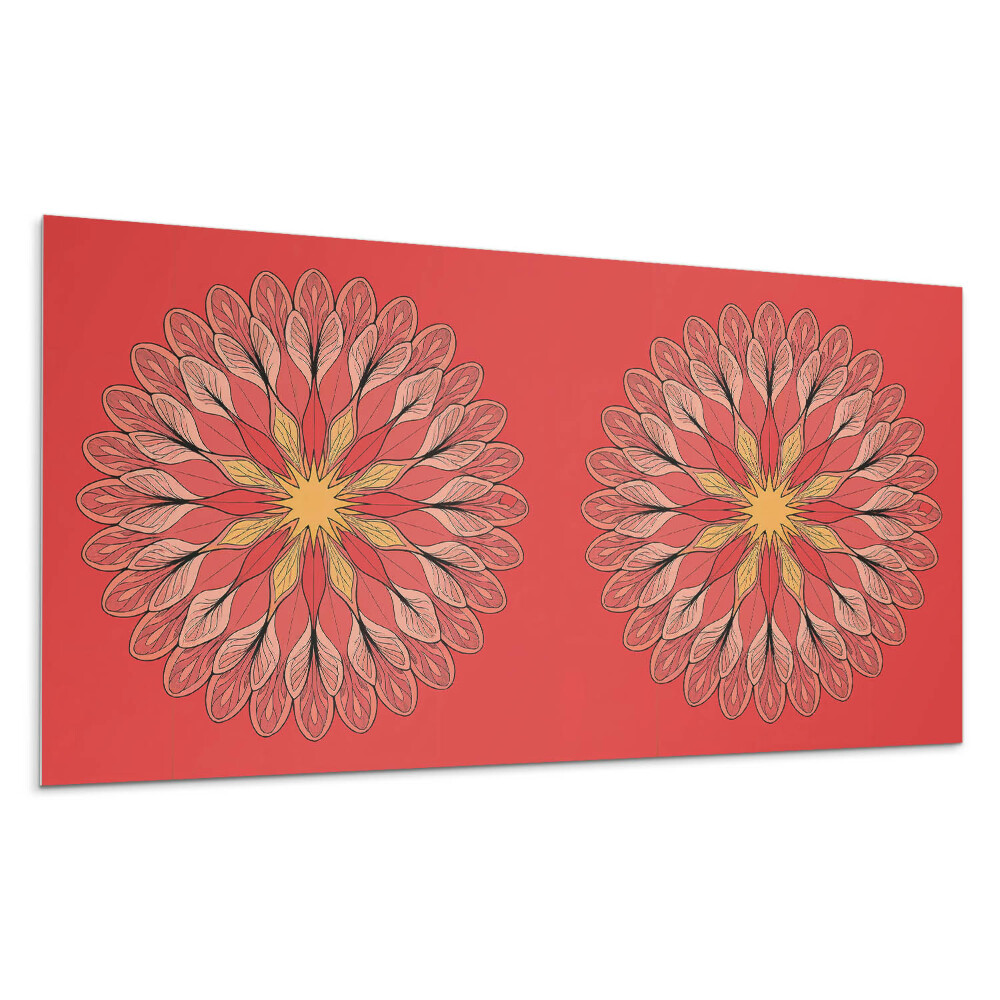 Pvc panel na stenu Kvetinový vzor mandaly