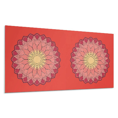 Nástenný panel PVC Kvetinový vzor mandaly