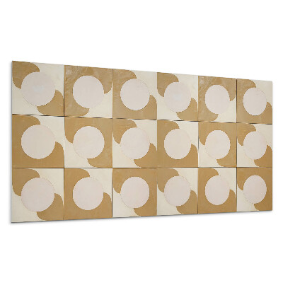 Stenový panel Geometrické kruhy a oblúky