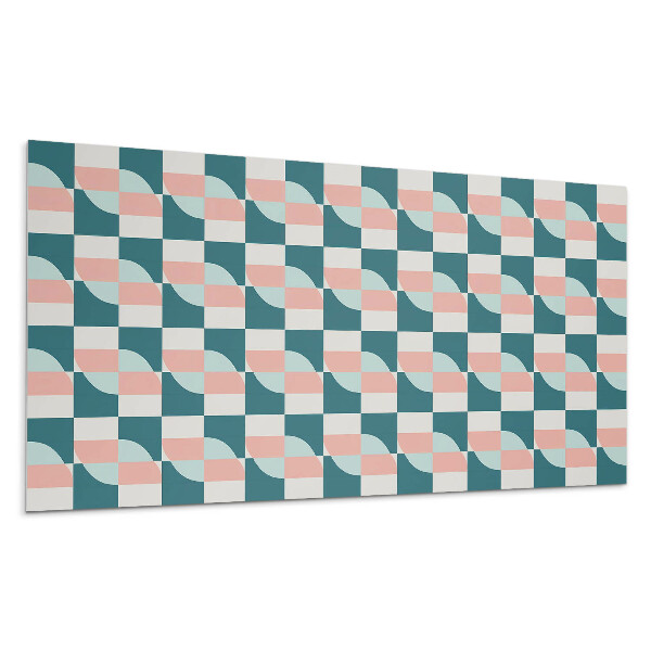 Panel na stenu Geometrický kockovaný vzor