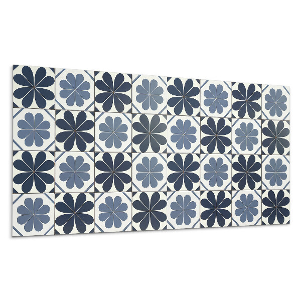 Panel na stenu Kvetinový vzor na dlaždiciach