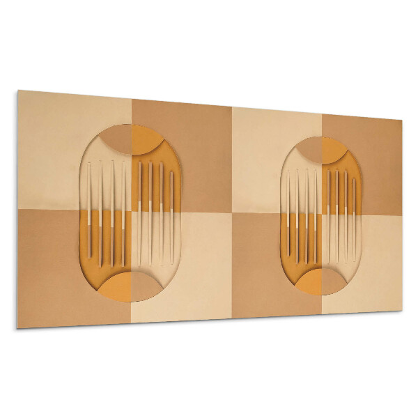 Pvc panel na stenu Geometrický vzor s textúrou