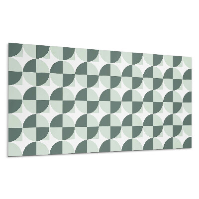 Nástenný panel PVC Geometria kruhov a štvorcov