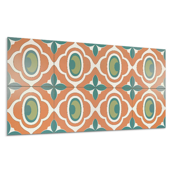 Pvc panel na stenu Mozaikový vzor s rastlinným motívom