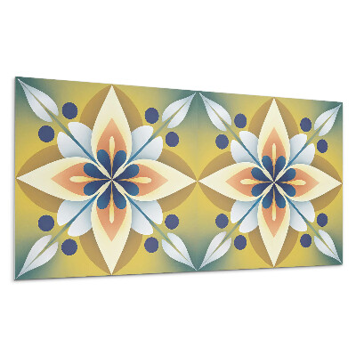 Stenový panel Kvetinový vzor mandaly