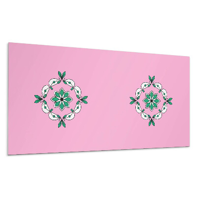 Stenový panel Kvetinový vzor s listami