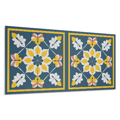 Pvc panel na stenu Kvetinový vzor v symetrii