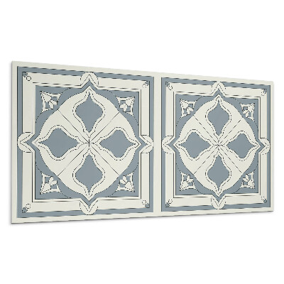 Nástenný panel PVC Kvetinový vzor na dlaždiciach