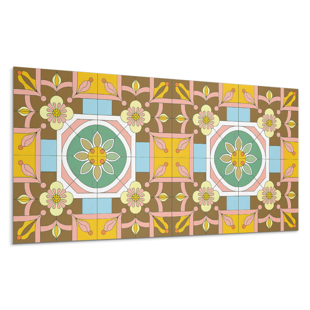 Pvc panel na stenu Kvetinový vzor na pozadí