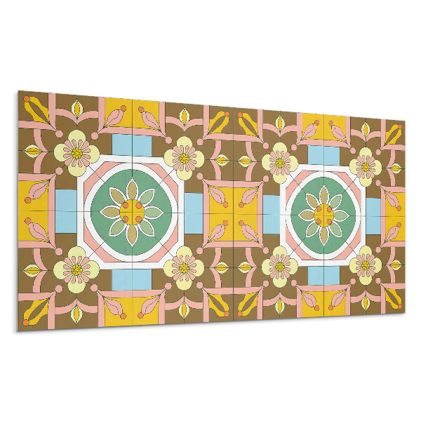 Pvc panel na stenu Kvetinový vzor na pozadí