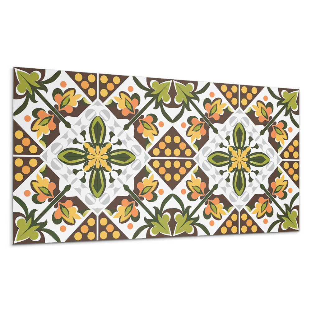 Nástenný panel PVC Kvetinový vzor v symetrii