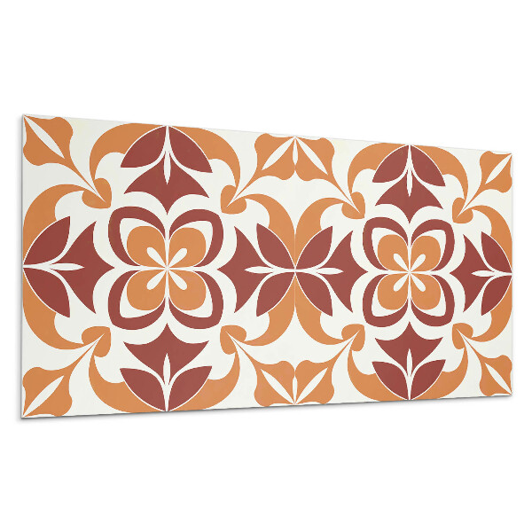 Pvc panel na stenu Kvetinový vzor s listami