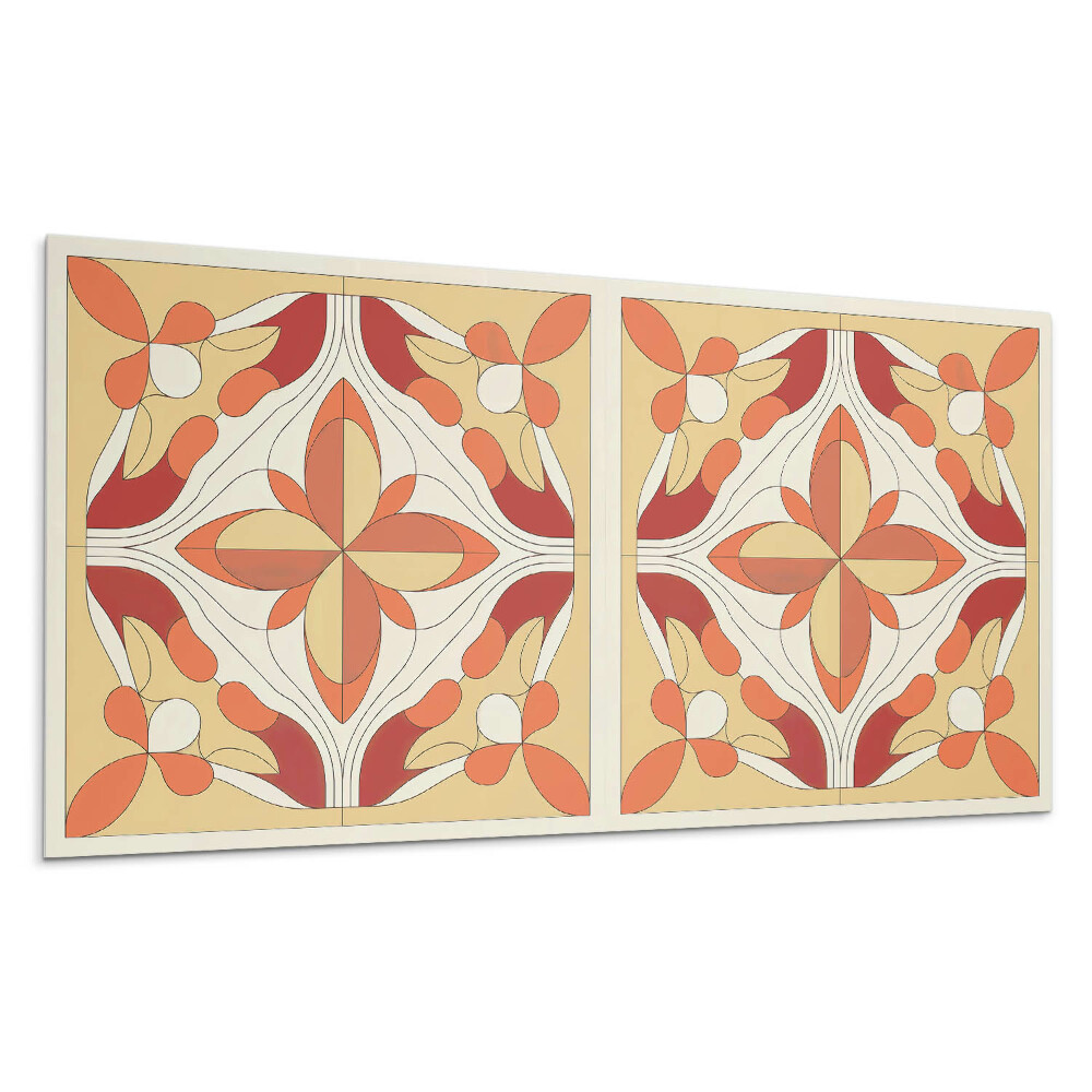 Stenový panel Abstraktný kvetinový vzor