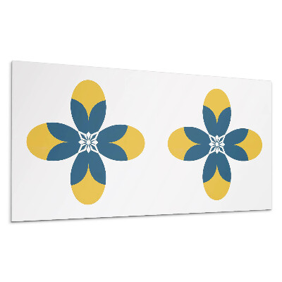 Stenový panel Symetrický kvetinový vzor