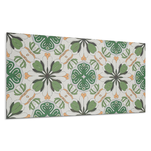 Pvc panel na stenu Kvetinový vzor v symetrii