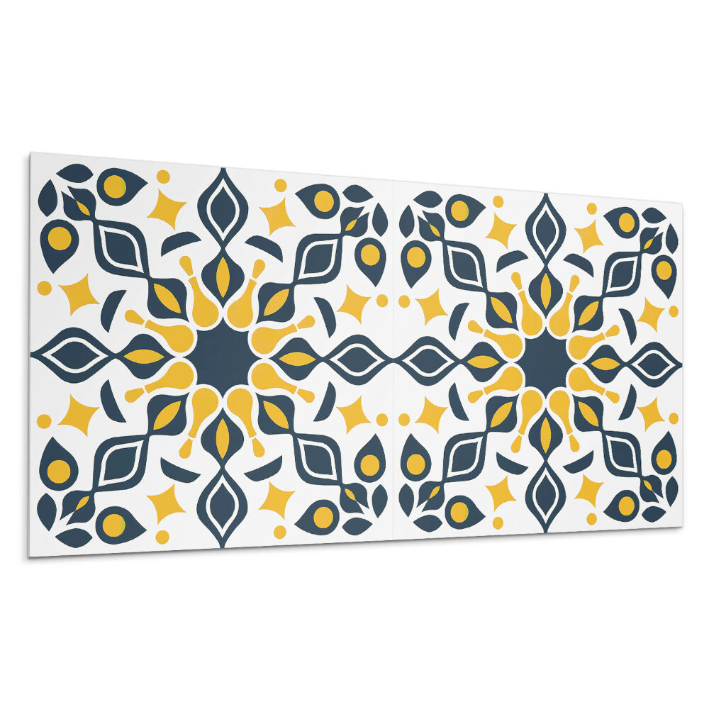 Nástenný panel PVC Kvetinový vzor so symetriou