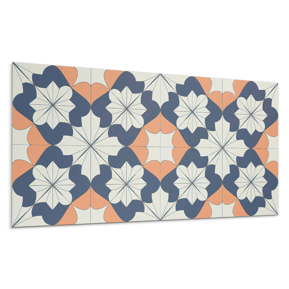 Nástenný panel PVC Geometrický kvetinový vzor