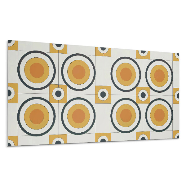 Panel na stenu Geometria kruhov a štvorcov