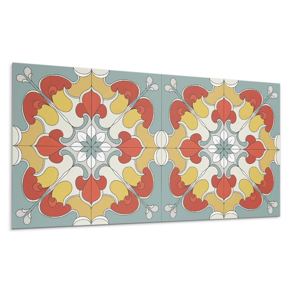 Pvc panel na stenu Kvetinový vzor mandaly