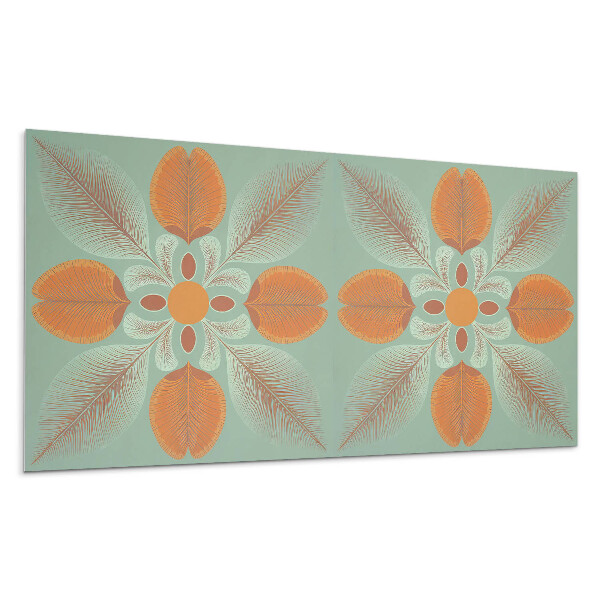 Panel na stenu Kvetinový vzor s listami