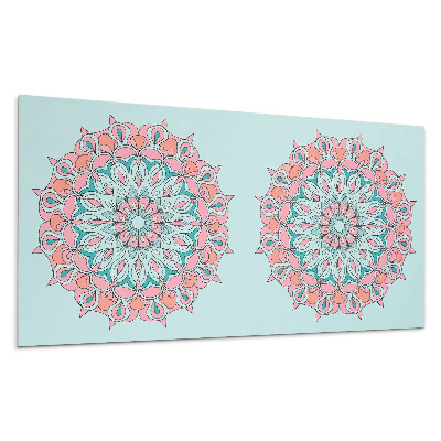 Stenový panel Mandala vzor s listami